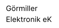 Goermiller Elektronik eK Fremdkapital Beratung